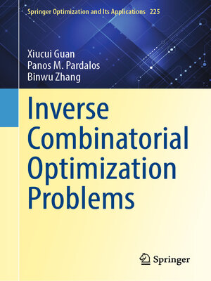 cover image of Inverse Combinatorial Optimization Problems